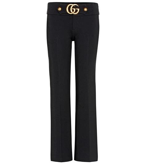 gucci womens pants stretch|Gucci trousers for women.